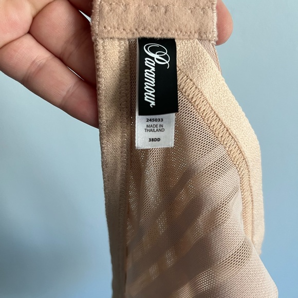 Paramour Full Coverage Bra Beige 38DD - Picture 3 of 4